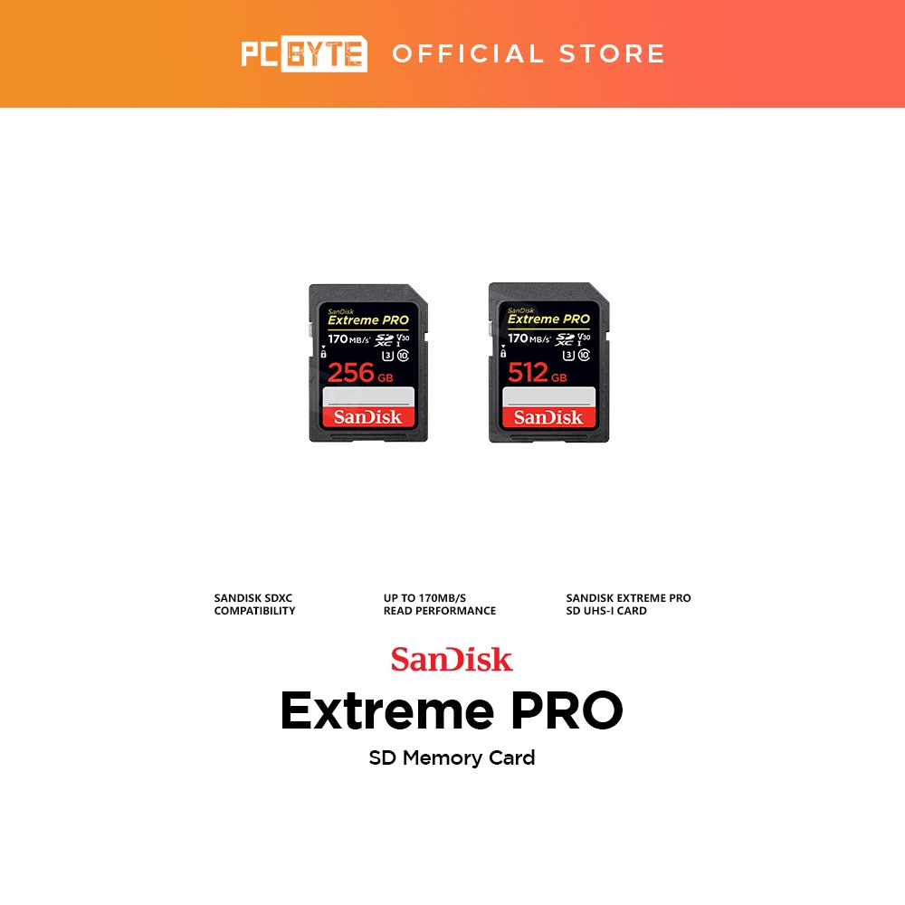 SanDisk Extreme Pro SDXC UHSI Memory Card (256GB/512GB) Shopee Malaysia