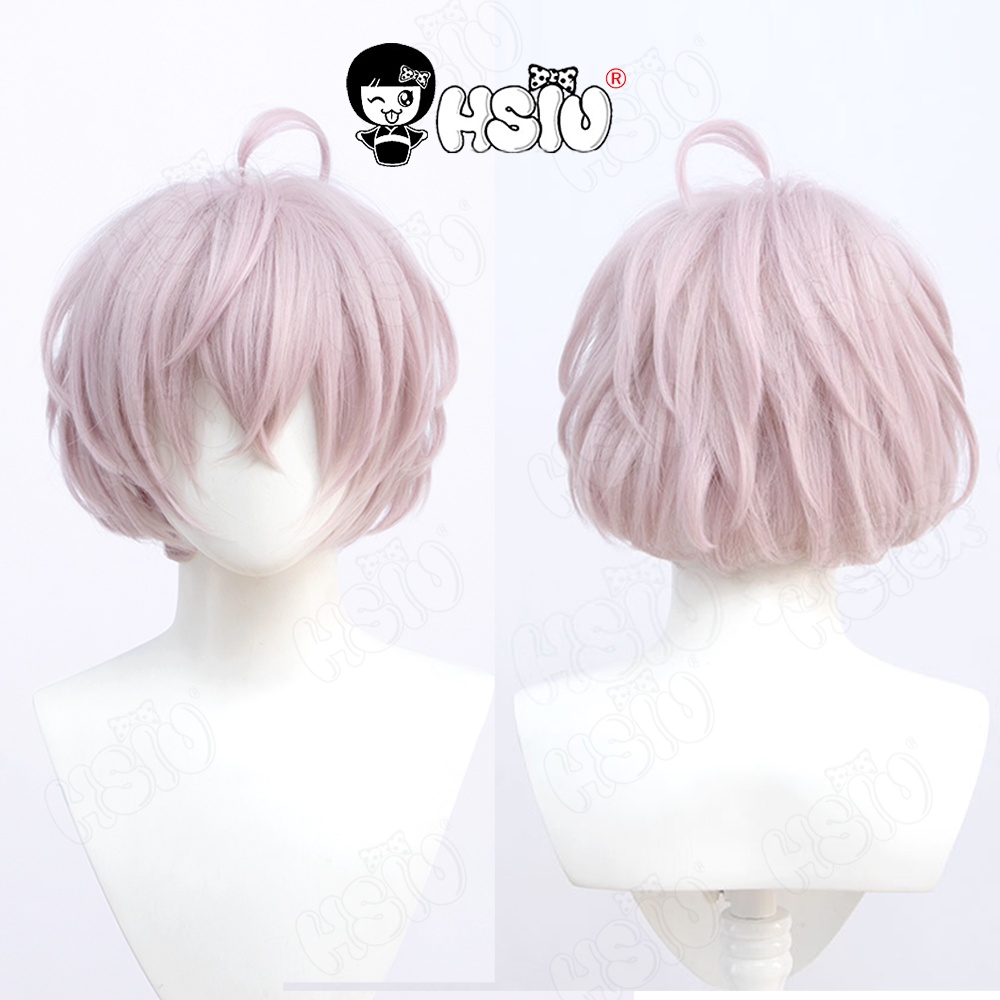 Tokyo Revengers Senju Kawaragi Cosplay Wig Tokyo Revengers Cosplay HSIU GreyPink Short Hair