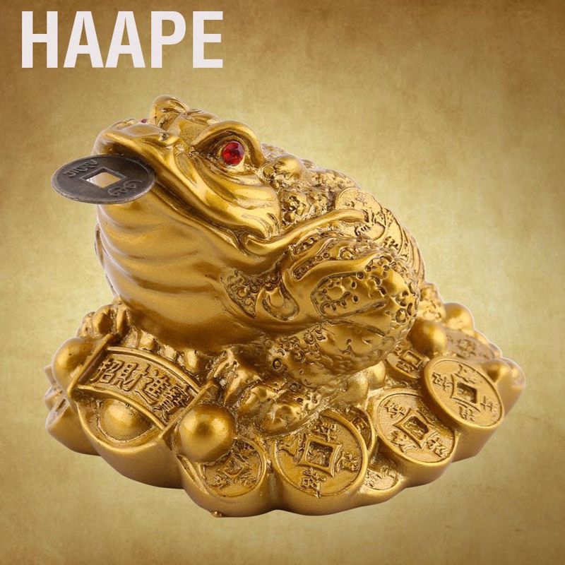 Oriental Fortune Chinese Frog Coin Feng Shui Toad Money Lucky Home Office Sight