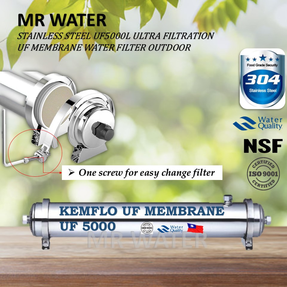 KEMFLO UF5000L Ultra Filtration UF Membrane Water Filter Purifier