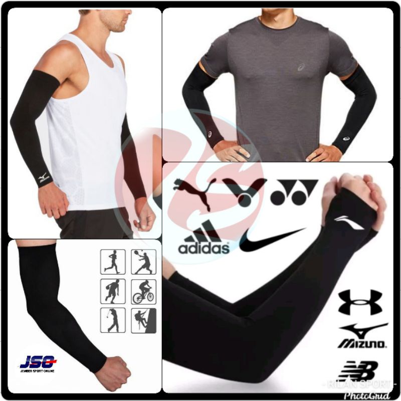 Handsock sport Contents 2pcs Wear Rubber sleeve arm sleeve hand sock Gloves Stump armsleeve hand Stockings sport Stockings muslimah Hand socks Contents 2pcs skin Sports Protective Sleeves elbow band Support black plain skindeker Accessories