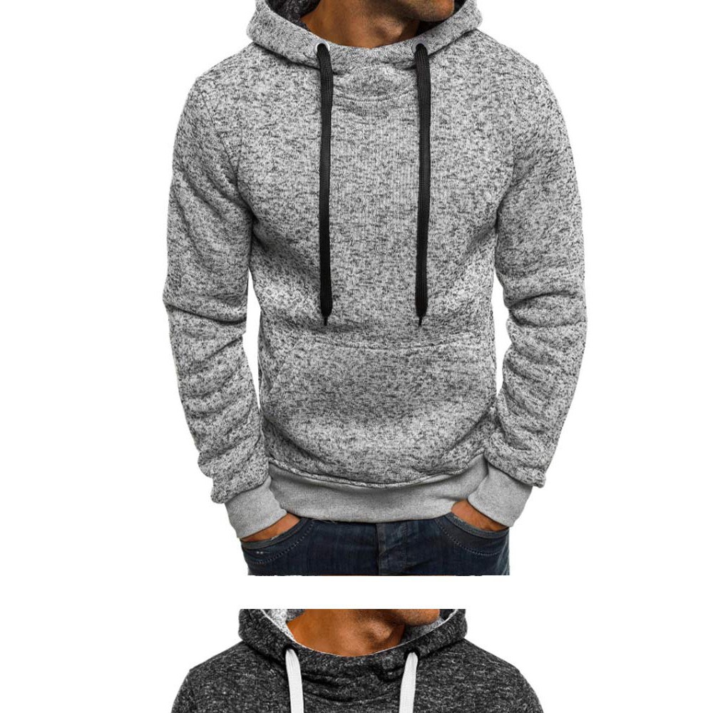 mens solid hoodies