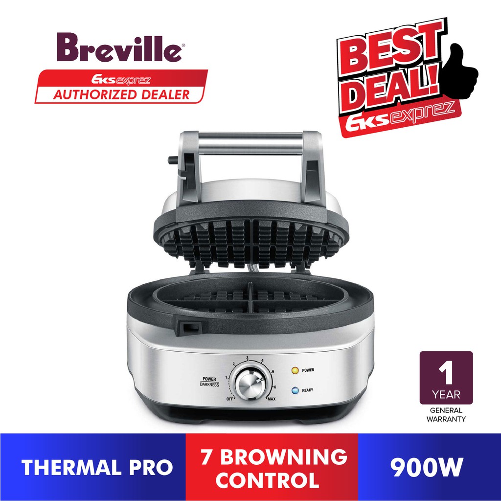 Breville The No-Mess Circular Waffle Maker BWM520
