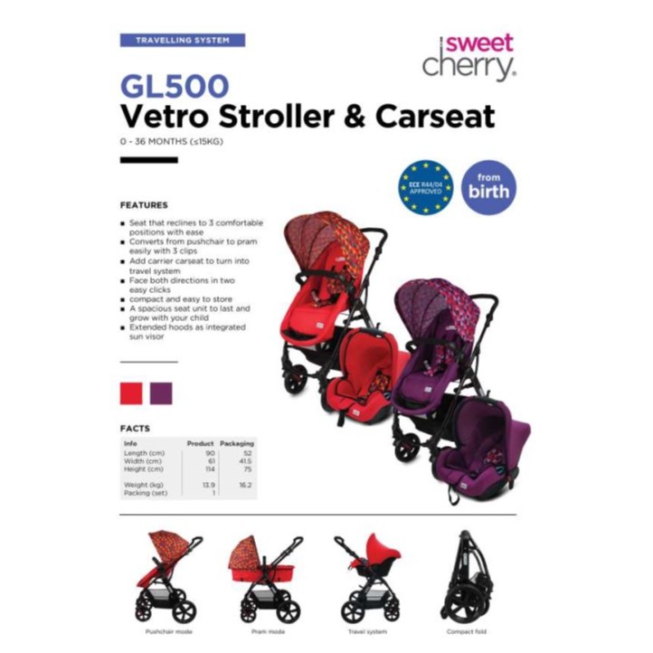 gl500 stroller