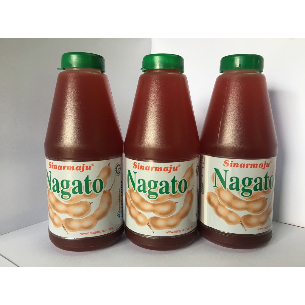 Hot Sale Nagato Minuman Asam Jawa 3 Botol X 290 Ml Shopee Malaysia