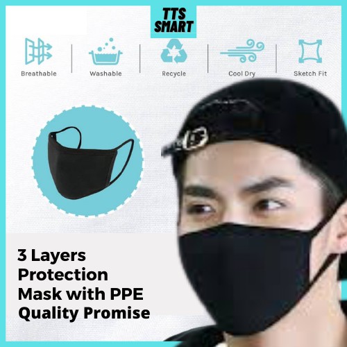 Buy Face Mask Kain Mask Muka 可洗布口罩布料可洗口罩成人face Mask Washable Reusable Face Mask Fabric Mask Cloth Mask Cotton Mask Earloop Seetracker Malaysia