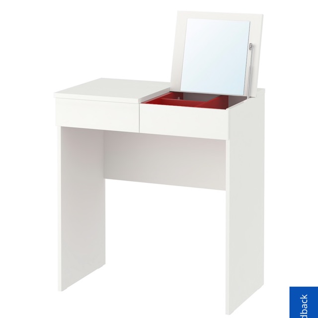 Ikea Brimnes Dressing Table 70 X 42cm, Small White Writing Desk Ikea