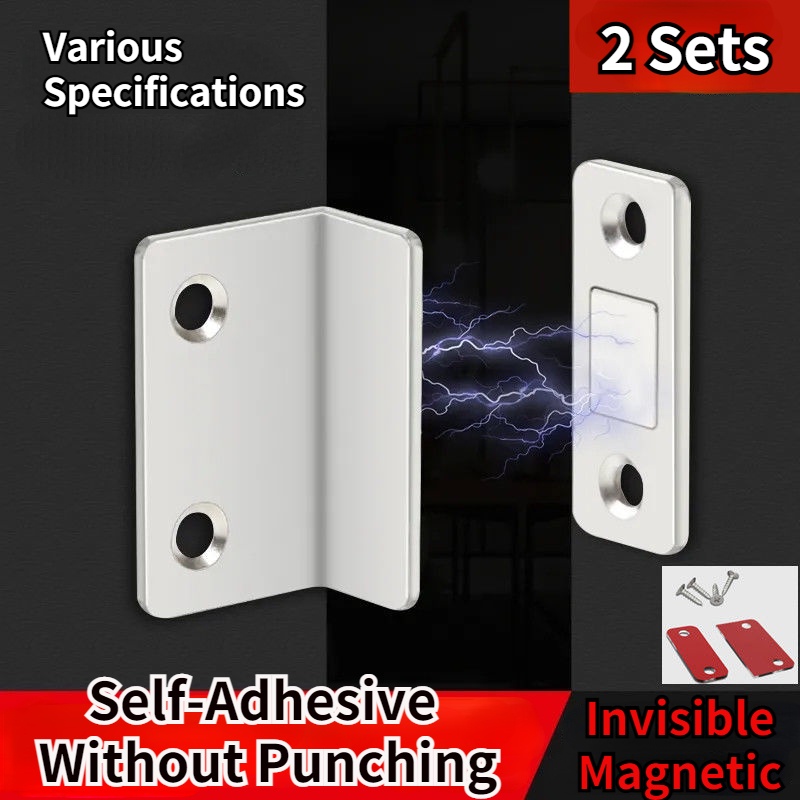 No punching invisible strong magnetic door suction Catch Latch For ...