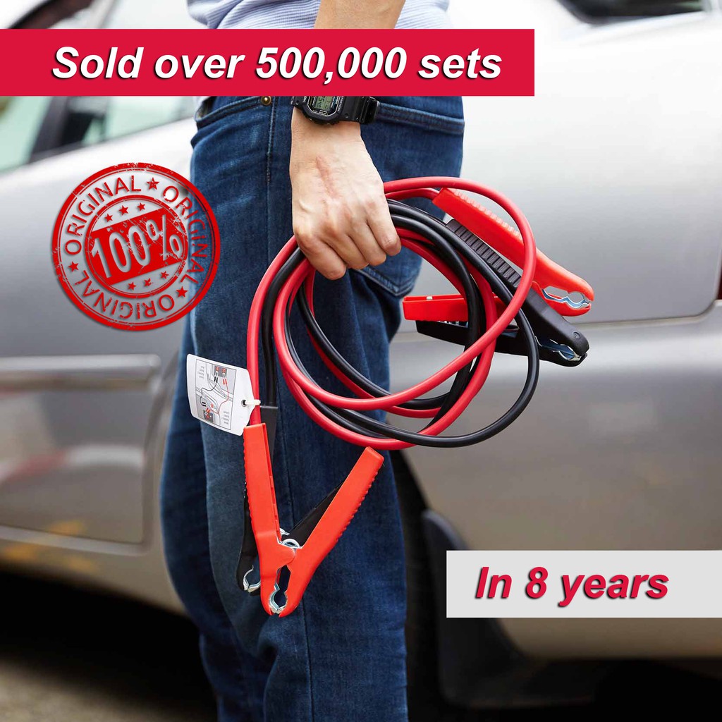 Original Toyota Honda Proton Perodua Oem Jumper Jumpstart Cable Battery Booster Starter For All Petrol Vehicles Shopee Malaysia