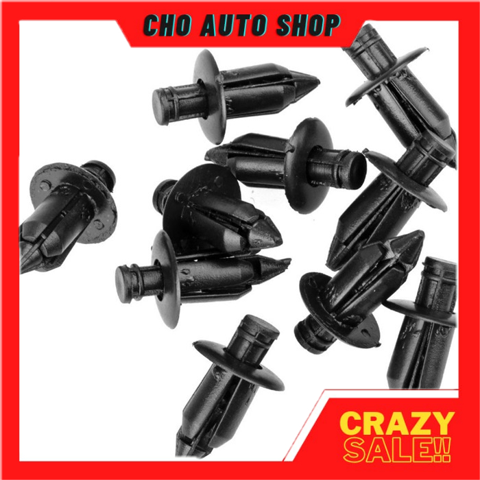 [100pcs/6mm] Rear Bonnet Trim Clip Klip Bonet Belakang Kereta Proton ...