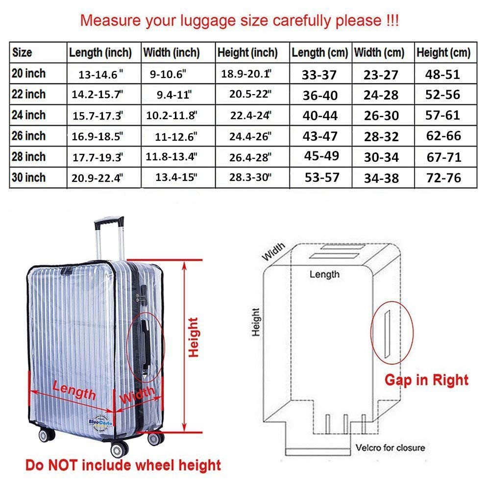 27 inch luggage dimensions