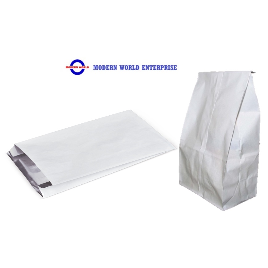 Take Away X 100 Details about   7x9x8” Foil Lined Satchel Paper Bags Chicken/Bread/Hot Food 