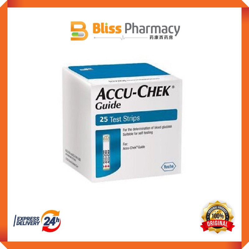 ACCU-CHEK GUIDE TEST STRIP 25's | Shopee Malaysia