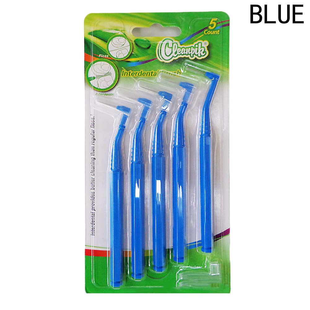 interdental brush angle