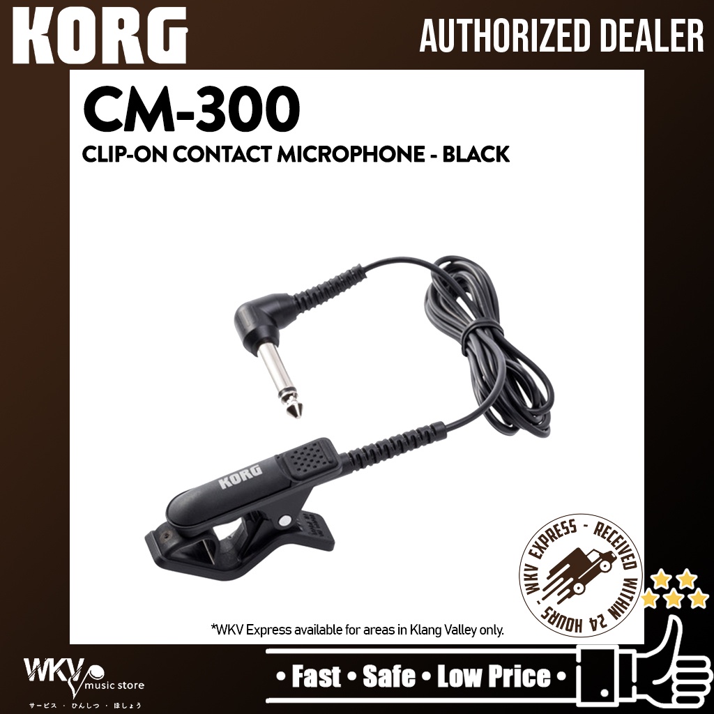 CM300 ClipOn Contact Microphone Black (CM300 / CM 300