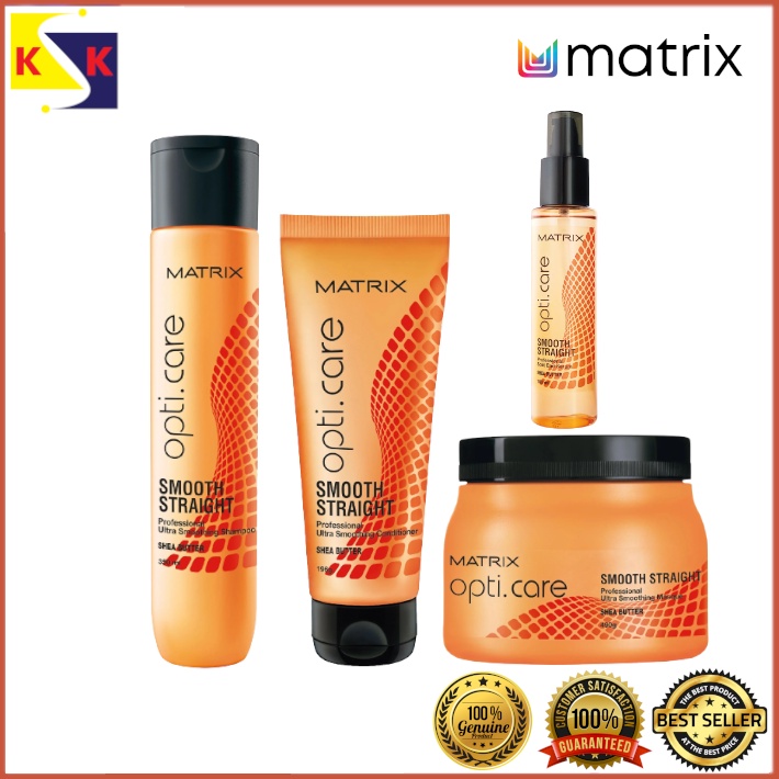 Matrix Opticare Smooth Straight Smoothing Shampoo/Conditioner/Serum/Mask |  Shopee Malaysia