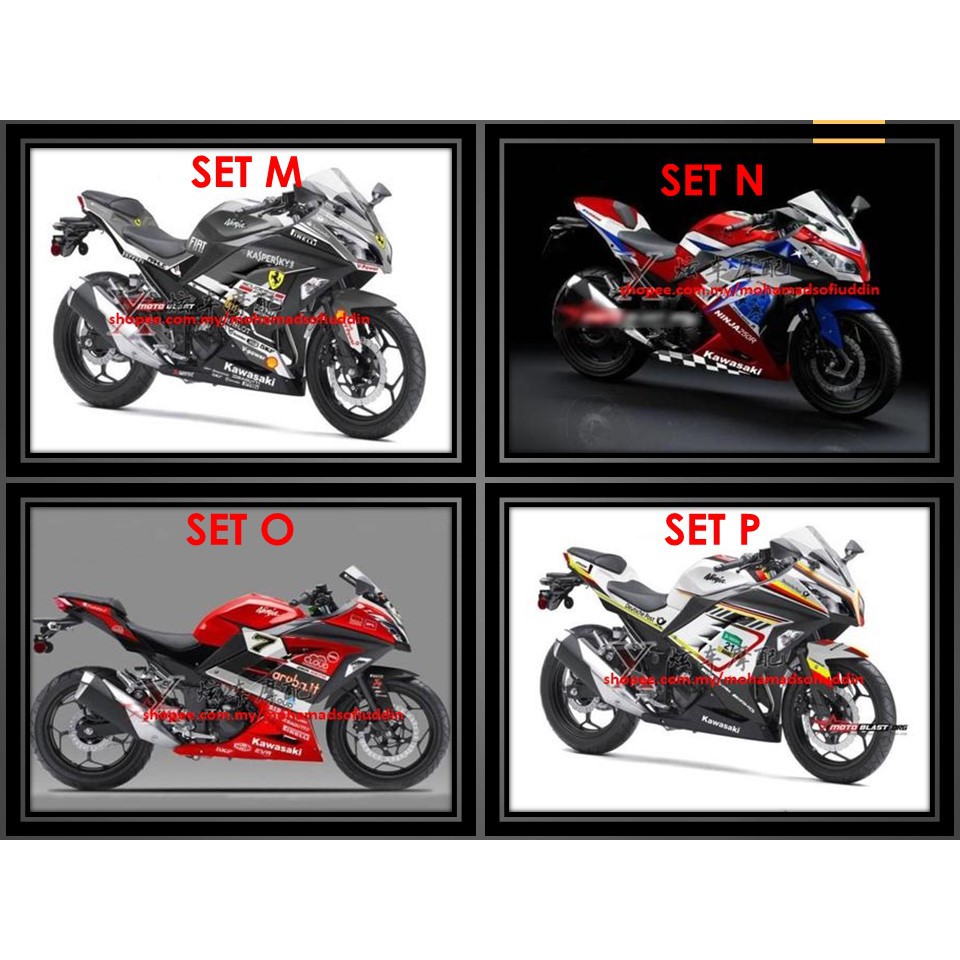 coverset kawasaki ninja 250