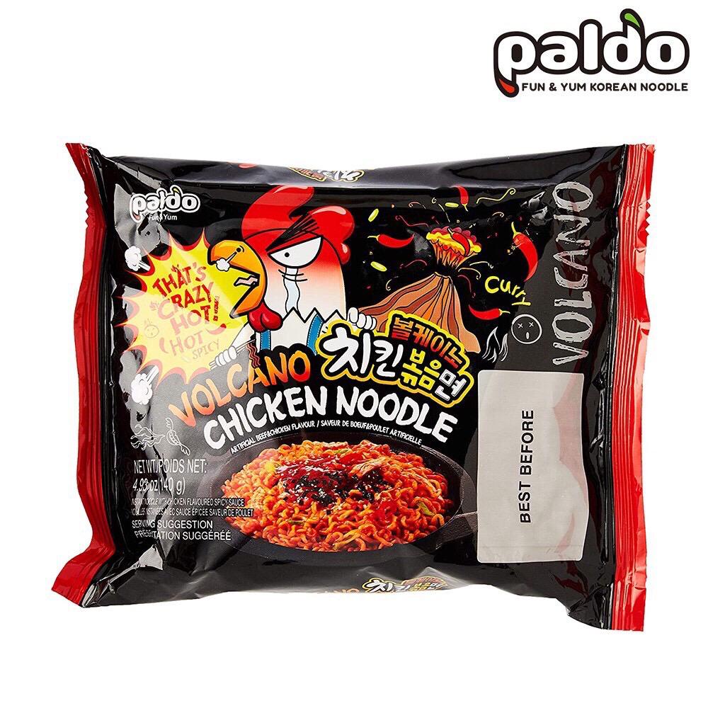 Paldo Volcano Spicy Chicken Noodle Korean Spicy 140 Grams Shopee Malaysia