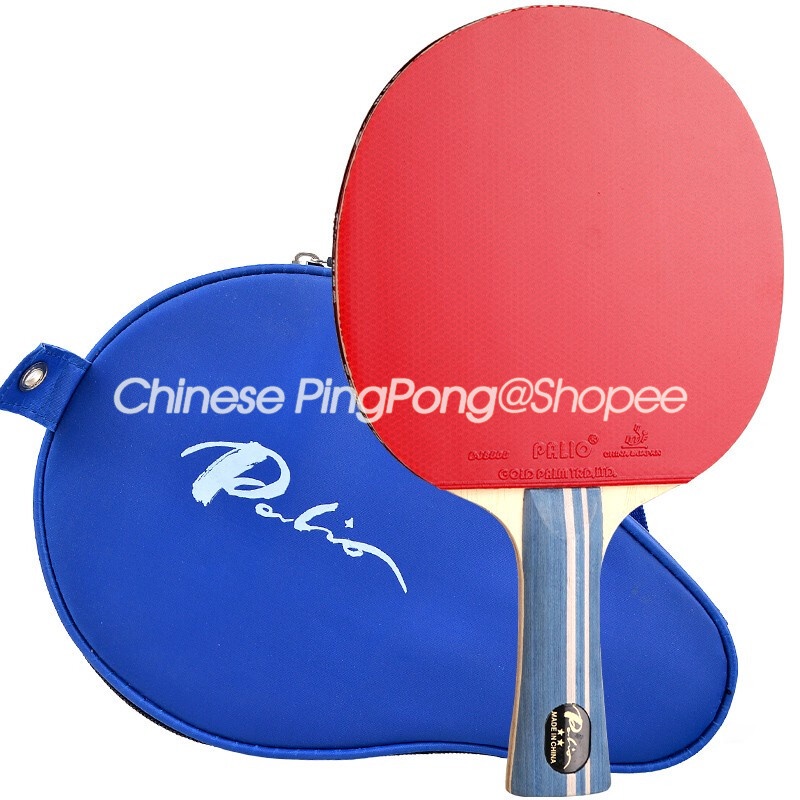 Original PALIO 2 Star Table Tennis Racket (CJ8000 Rubber) Shopee Malaysia