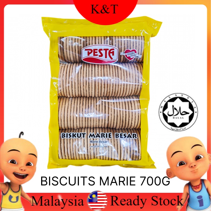 K&T Pesta Marie Biscuits Biskut Marie Besar 700g Shopee Malaysia