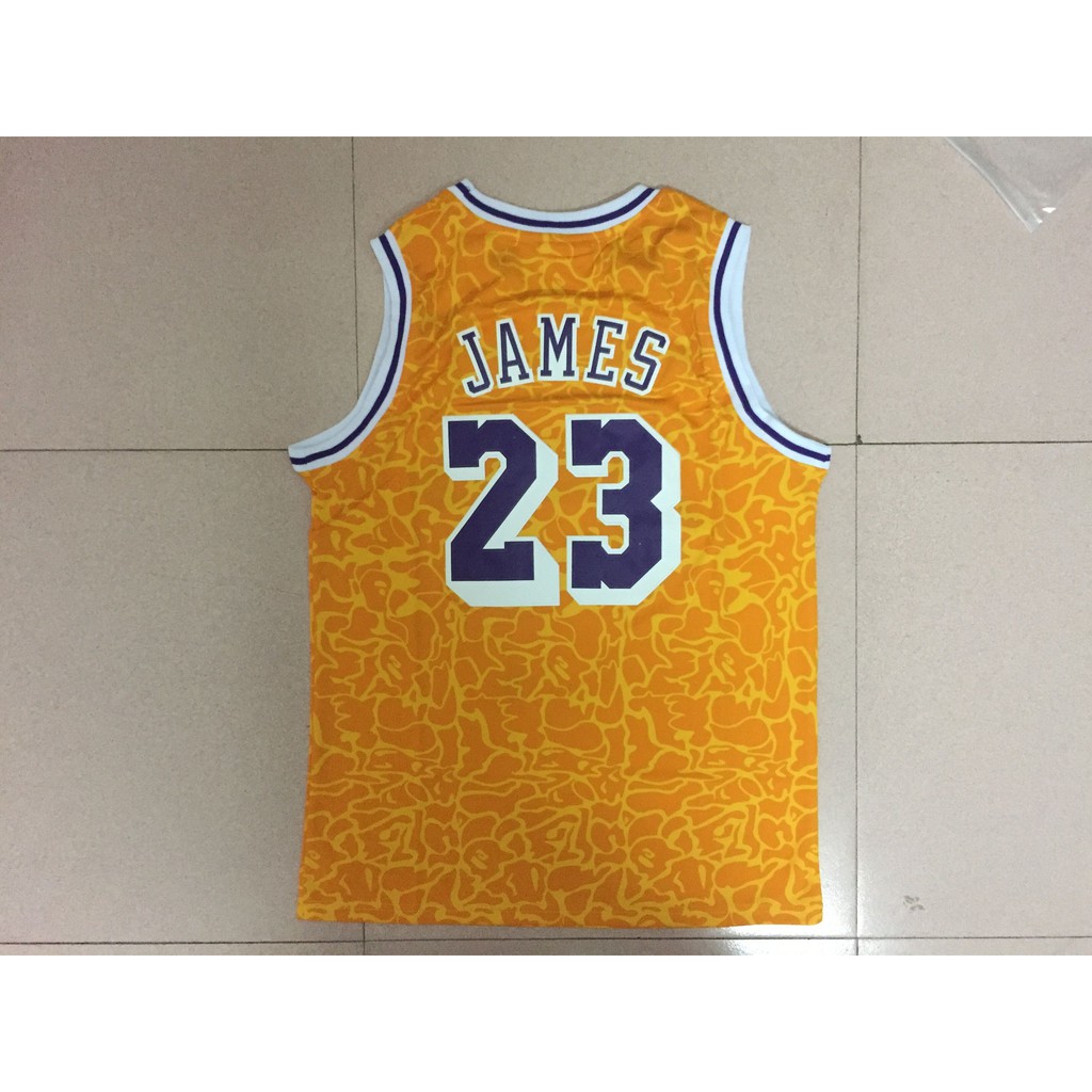 bape lebron jersey