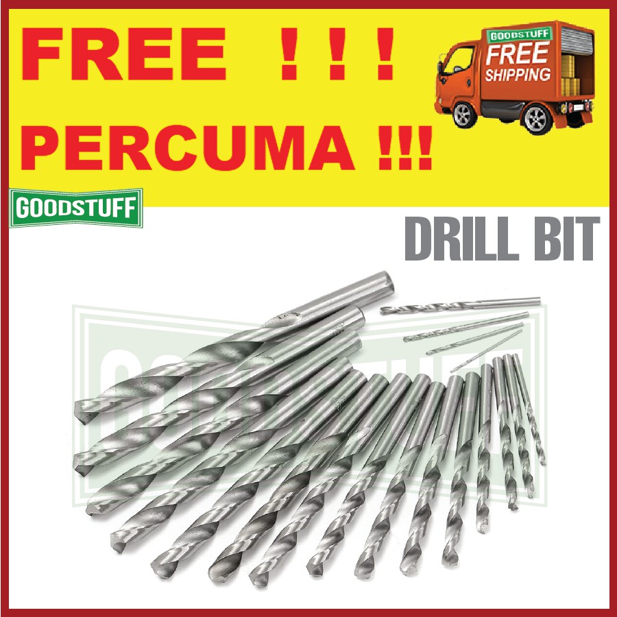 STAINLESS STEEL DRILL BIT SET Shopee Malaysia