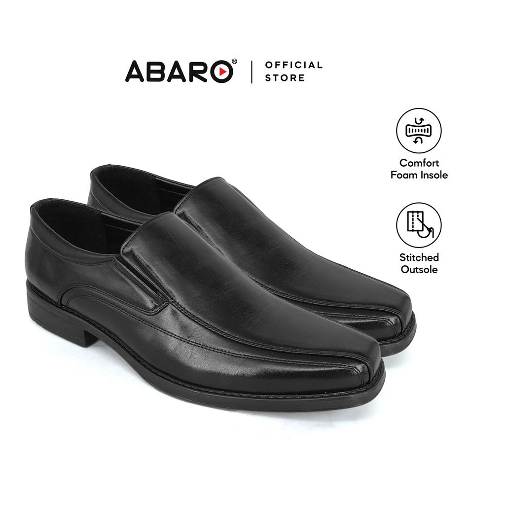 ABARO Men/Boy Faux Leather FMA733M3 FMA733F3 Formal Shoes Plus Size/Kasut Pejabat/Kasut Pegawai Kerajaan/Kasut Lelaki Ma