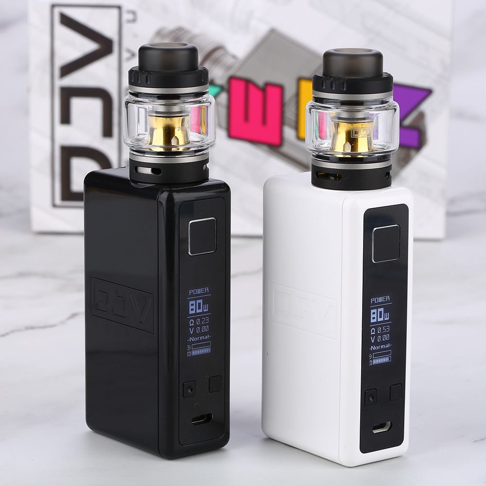 100 Original Dejavu Neon 80w Tc Box Kit With Roninx Rx 80 Chip