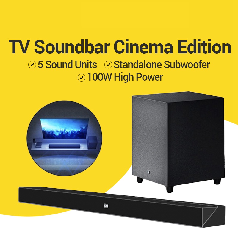 MI TV SoundBar Cinema Edition Bluetooth Speaker Subwoofer 100W Home