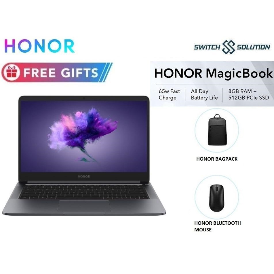 Honor magicbook 14 замена ssd