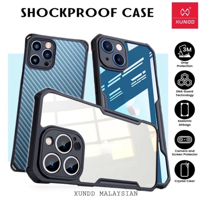 Xundd Case For iPhone 11 12 13 Pro Pro Max Case Bumper Shockproof Shell