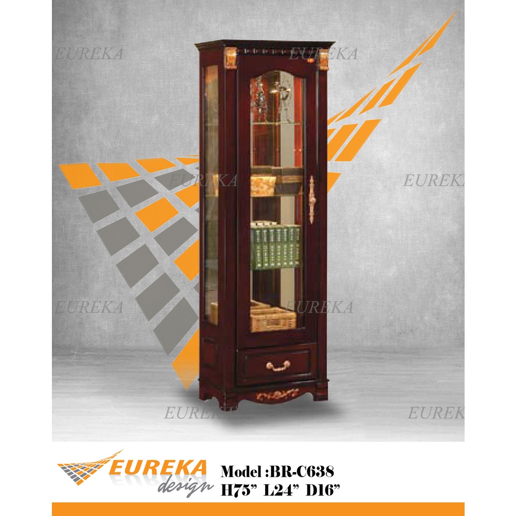 EUREKA Single Door Display Showcase (Delivery Installation