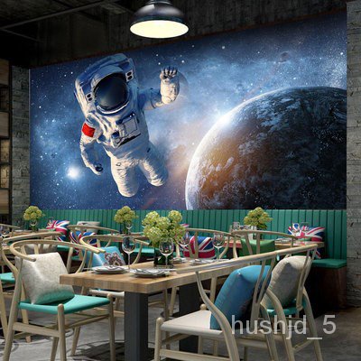 l1ED 🔥Space Theme Children's Room Background Wall Boy Bedroom Spaceman  Wallpaper Mural Astronaut Space Planet Wallpaper💖 | Shopee Malaysia