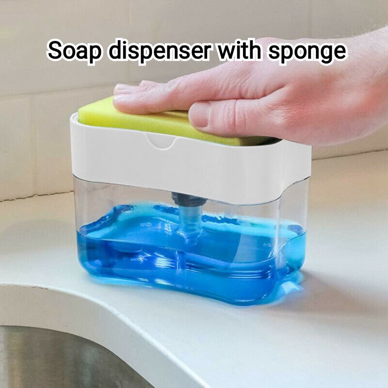 Soap pump with sponge Dishwash Dispenser/Soap Dispenser/Sponge Box