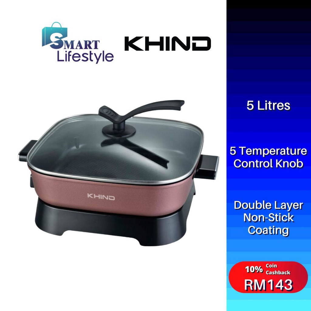 Khind Multifunction Electric Skillet (5L) HP7000