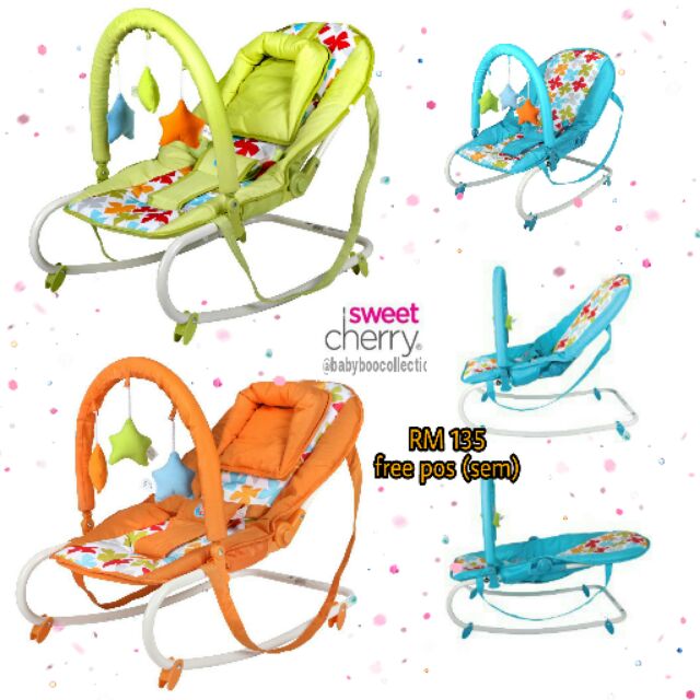 sweet cherry baby bouncer