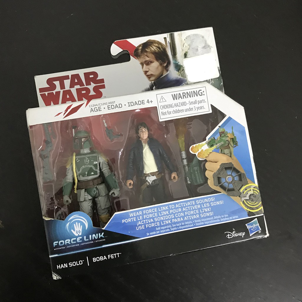 Star Wars Star Wars Force Link Han Solo & Boba Fett 3.75" Action figure 2 Pack 