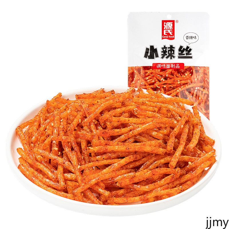 【1 pack】源氏辣条丝细丝Genji Spicy Strips Shreds To Relieve Cravings Small Snacks Spicy Strips Snacks Snacks Spicy Strips Leisure Food