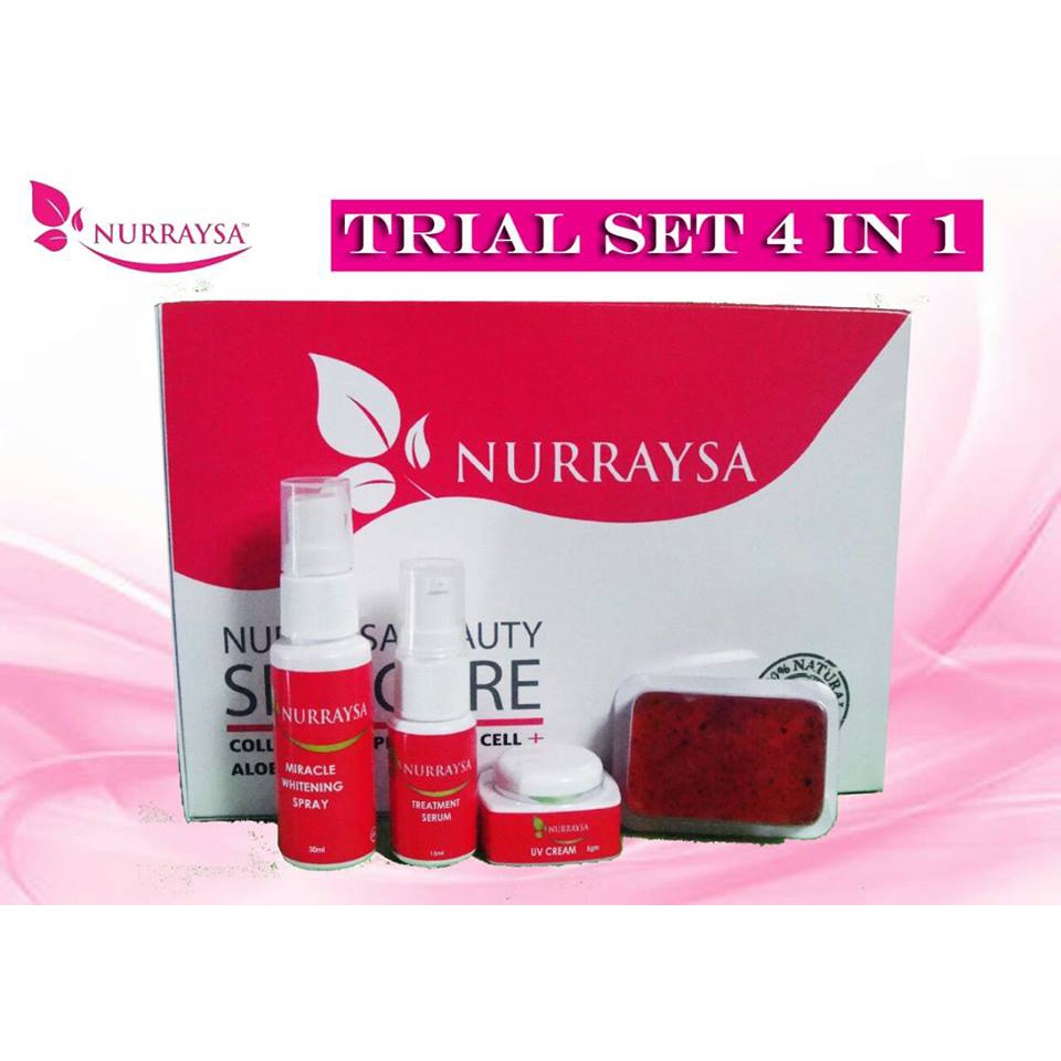 Nurraysa Beauty Skincare Set Trial Pack Shopee Malaysia 0420