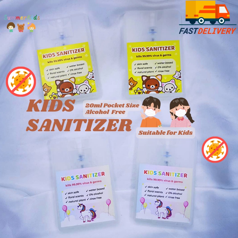 Kids Sanitizer Hand Sanitizer Hand Sanitizer Spray Pocket Sanitizer Non