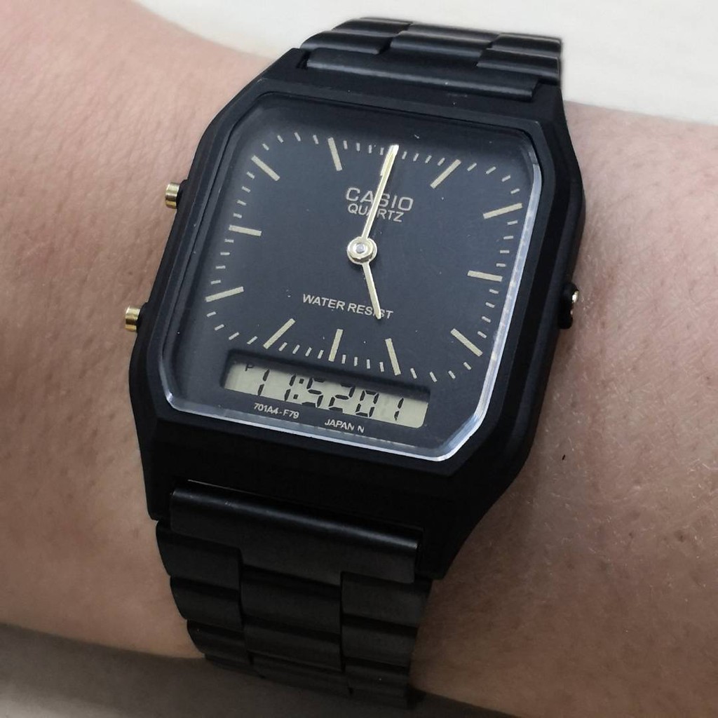casio aq 230 gold fake