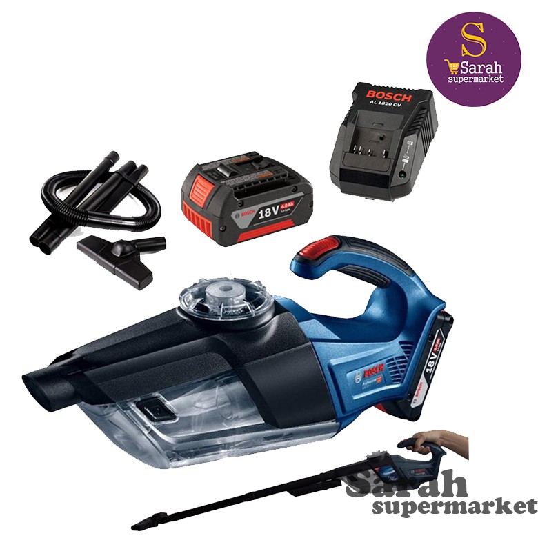 BOSCH GAS 18VLi 18V Cordless Vacuum Cleaner Kit Shopee Malaysia