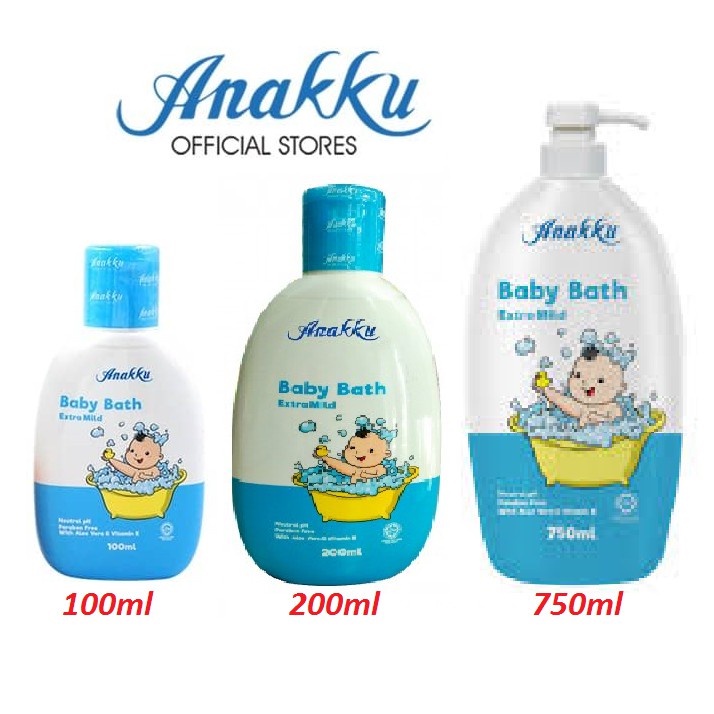 Anakku Baby Bath (100ml / 200ml/ 750ml ) Shopee Malaysia