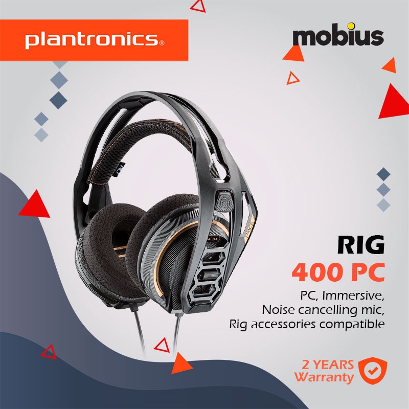 plantronics rig 400 pc headset