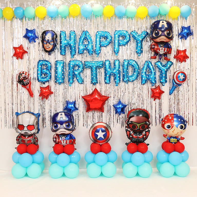 Captain America Theme Children S Birthday Party Decorations