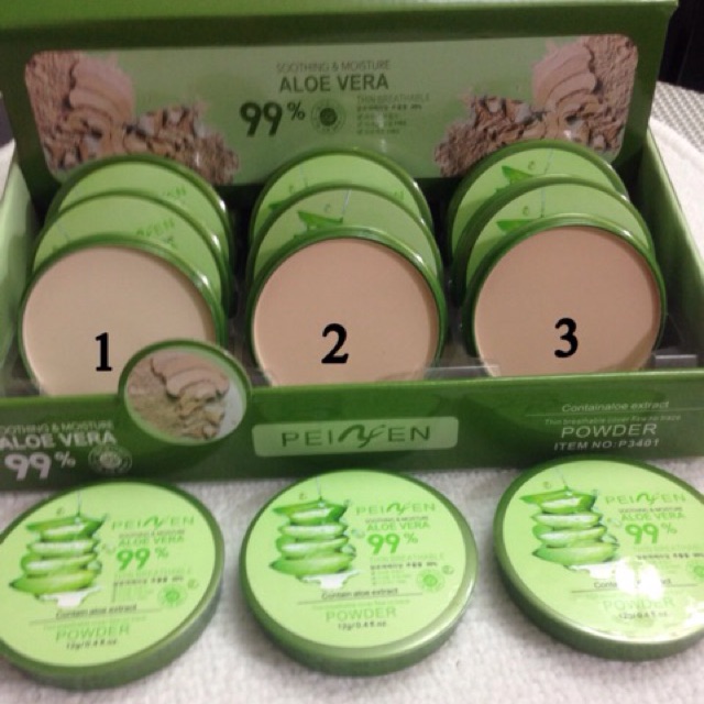 Aloe Vera 99 Compact Powder Shopee Malaysia