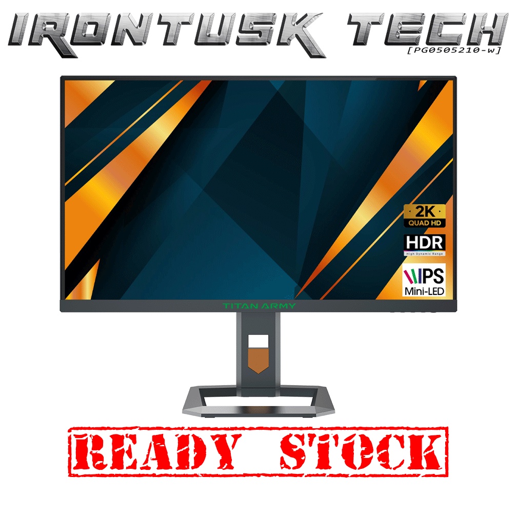 TITAN ARMY 27A6MR 27" GAMING MONITOR WITH MINI LED FAST-IPS PANEL, QHD ...