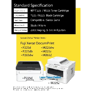 10x Compatible Fuji Xerox FujiXerox Docuprint P225 M225 ...