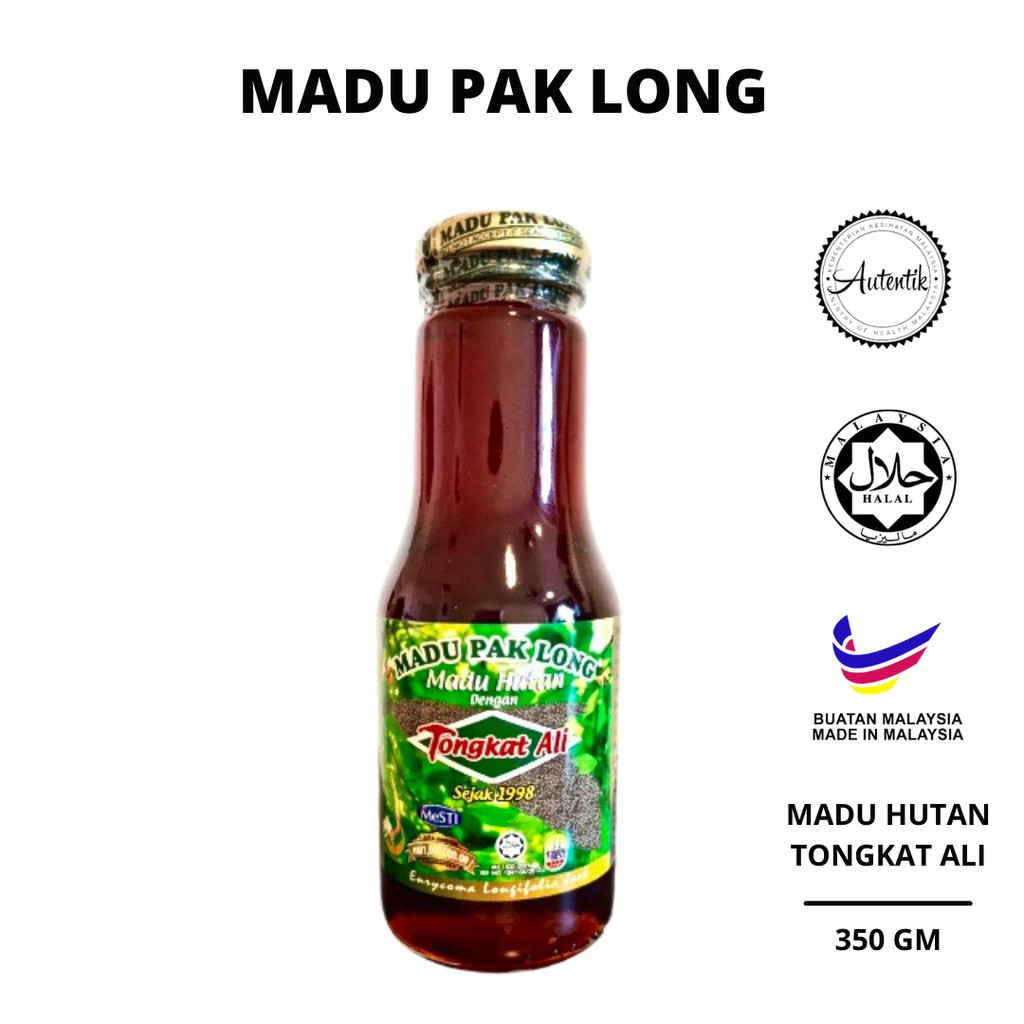 [MADU PAK LONG] Madu Hutan Tualang TONGKAT ALI 350gm
