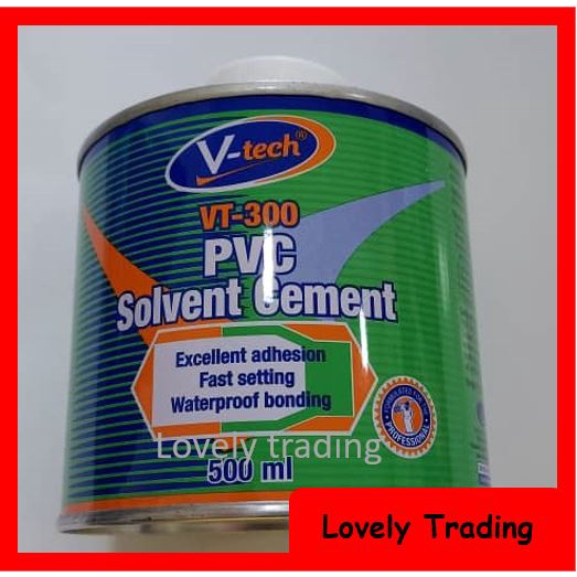 VTECH PVC GLUE 500G GUM PVC PIPE ADHESIVE GLUE GUM PCV PAIP GAM PVC PIPE SOLVENT CEMENT GUM
